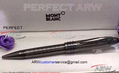 Perfect Replica Montblanc John F. Kennedy Collection Black Ballpoint Pen